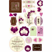 Fiskars - Heidi Grace Designs - Forever Love Collection -  Chipboard Shapes, CLEARANCE