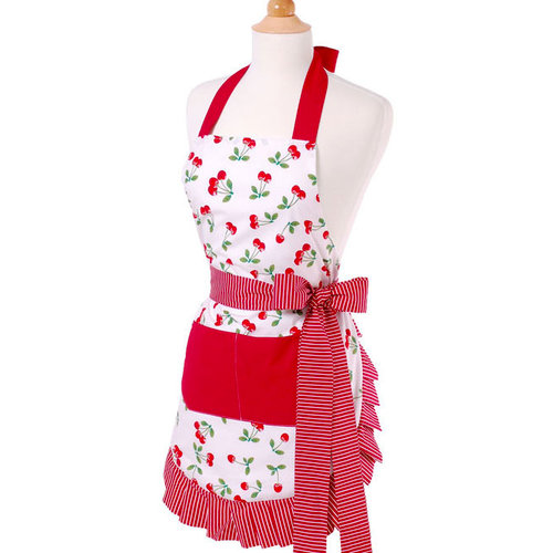 Flirty Aprons - Original Style Collection - Designer Aprons - Women's - Very Cherry