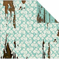 FabScraps - Shabby Chic Collection - 12 x 12 Double Sided Paper - Flowers