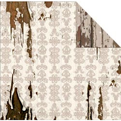 FabScraps - Shabby Chic Collection - 12 x 12 Double Sided Paper - Fleur