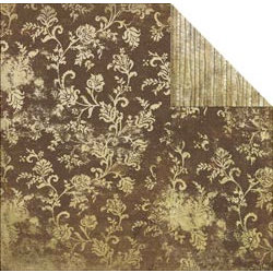 FabScraps - Timeless Travel Collection - 12 x 12 Double Sided Paper - Stamp