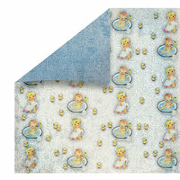 FabScraps - Vintage Baby Collection - 12 x 12 Double Sided Paper - Bath Time