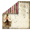 FabScraps - Burlesque Collection - 12 x 12 Double Sided Paper - Diva