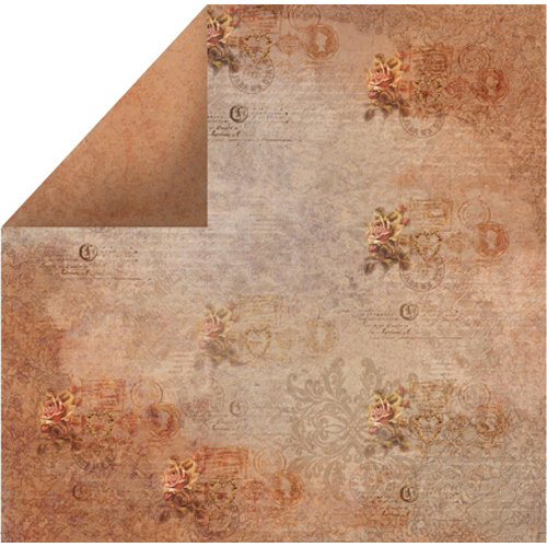 FabScraps - Organic Collection - 12 x 12 Double Sided Paper - Lace