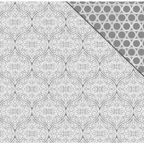FabScraps - Tranquility Collection - 12 x 12 Double Sided Paper - French Lace