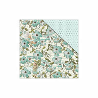 FabScraps - Floral Dreams Collection - 12 x 12 Double Sided Paper - Merry Weather