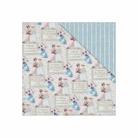 FabScraps - For The Love Of Tea Collection - 12 x 12 Double Sided Paper - Social Tea