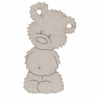 FabScraps - Vintage Baby Collection - Die Cut Embellishments - Teddy Bear