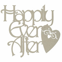 FabScraps - Classic Collection - Die Cut Words - Happily Ever After