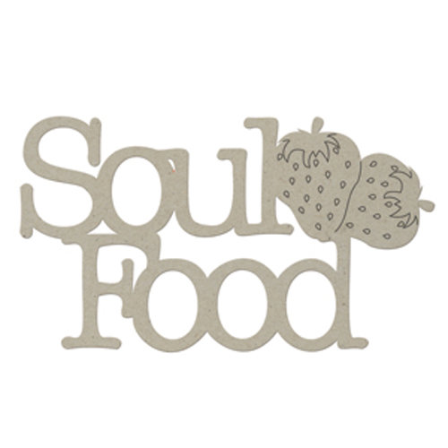 FabScraps - Organic Collection - Die Cut Words - Soul Food