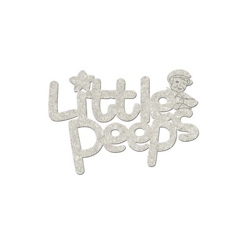 FabScraps - Little Peeps Collection - Die Cut Words - Little Peeps