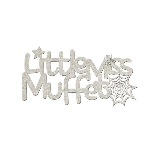 FabScraps - Little Peeps Collection - Die Cut Words - Little Miss Muffet