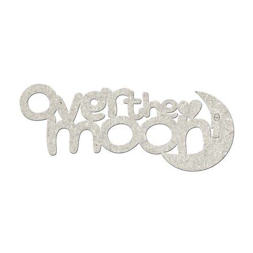 FabScraps - Little Peeps Collection - Die Cut Words - Over the Moon