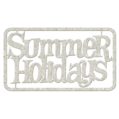 FabScraps - Die Cut Words - Summer Holidays
