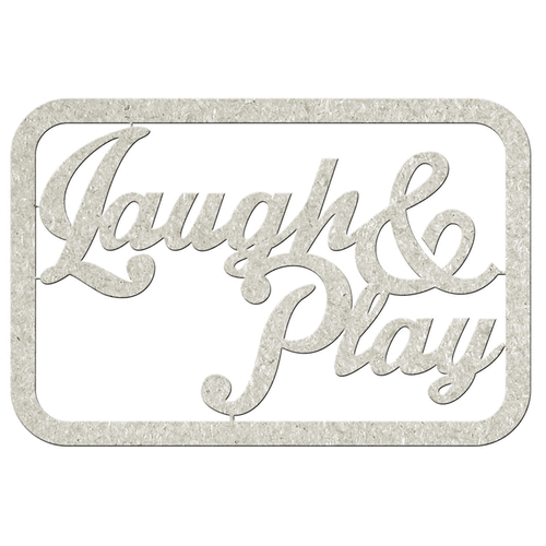 FabScraps - Die Cut Words - Laugh and Play