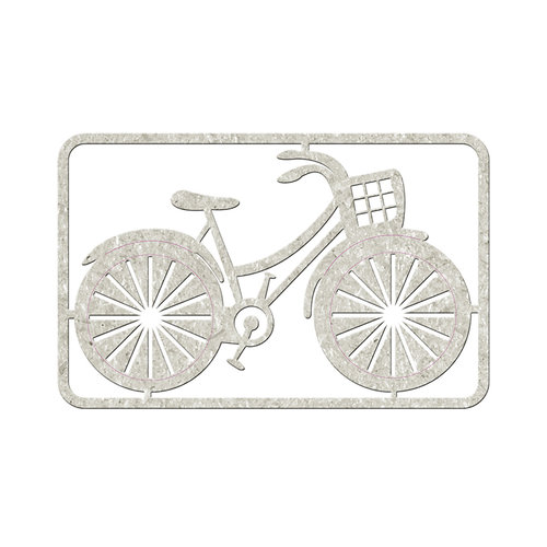 FabScraps - Love 2 Travel Collection - Die Cut Embellishments - Bicycle