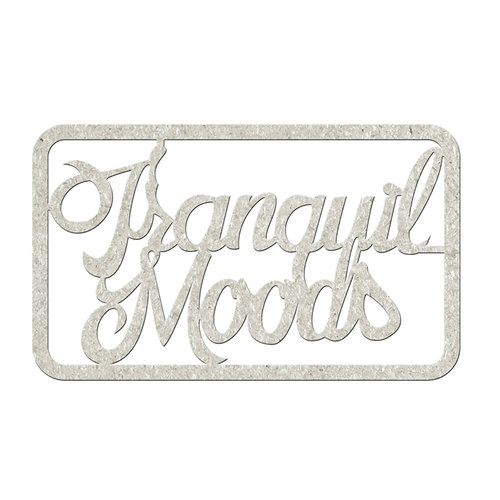 FabScraps - Floral Delight Collection - Die Cut Words - Tranquil Moods