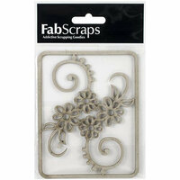 FabScraps - Tranquility Collection - Die Cut Embellishments - Flower Filigree