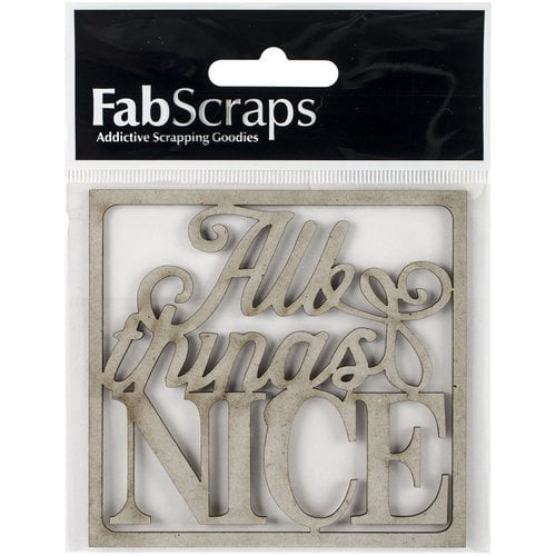 FabScraps - Country Kitchen Collection - Die Cut Words - All Things Nice