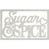 FabScraps - Country Kitchen Collection - Die Cut Words - Sugar and Spice