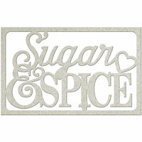 FabScraps - Country Kitchen Collection - Die Cut Words - Sugar and Spice