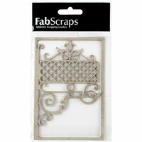 FabScraps - Country Kitchen Collection - Die Cut Embellishments - Filigree Sign 1