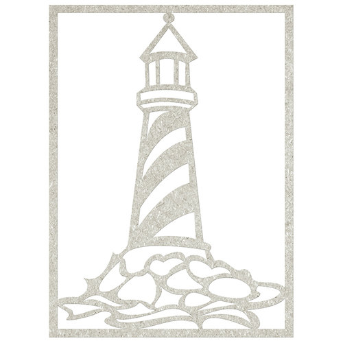 FabScraps - Beach Bliss Collection - Die Cut Embellishments - Lighthouse