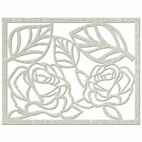 FabScraps - Vintage Elegance Collection - Die Cut Embellishments - Roses and Leaves