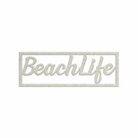 FabScraps - Summer Loving Collection - Die Cut Words - Beach Life