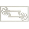 FabScraps - My Fair Lady Collection - Die Cut Chipboard - Filigree Key