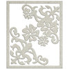 FabScraps - My Fair Lady Collection - Die Cut Chipboard - Corner Filigree and Little Blooms