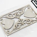 FabScraps - Lavender Breeze Collection - Die Cut Chipboard - Filigree and Hearts