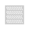 FabScraps - 8 x 8 Plastic Stencil - Chevron