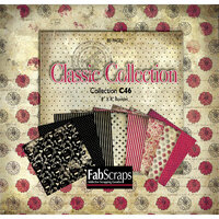 FabScraps - Classic Collection - Mini Paper Book 8 x 8