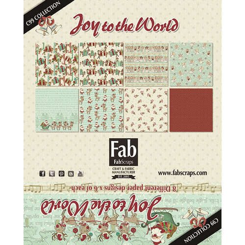 FabScraps - Joy To The World Collection - Christmas - Card Kit