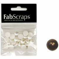 FabScraps - Pearls - Bling - Brown - 10mm