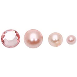 FabScraps - Pearls - Bling - Pink