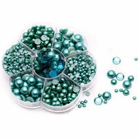 FabScraps - Pearls - Bling - Turquoise