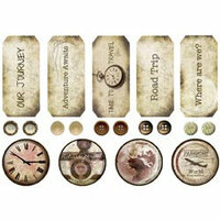 FabScraps - Timeless Travel Collection - Stickers - Timeless Travel