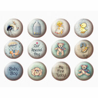 FabScraps - Vintage Baby Collection - Stickers - 4
