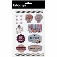 FabScraps - Adrenaline Collection - Stickers - Man on the Move