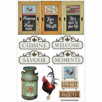 FabScraps - Country Kitchen Collection - Stickers - Signage