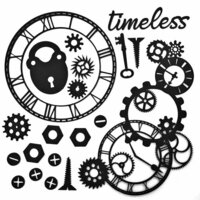 49 and Market - 6 x 6 Archival Chipboard - Timeless - Black