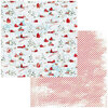 49 and Market - ARToptions Holiday Wishes Collection - 12 x 12 Double Sided Paper - The Village