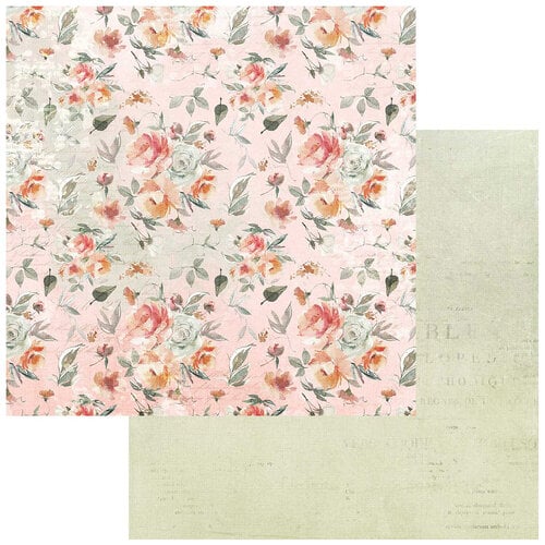 49 and Market - ARToptions Avesta Collection - 12 x 12 Double Sided Paper - Posies
