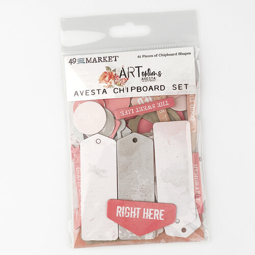 49 and Market - ARToptions Avesta Collection - Chipboard Set