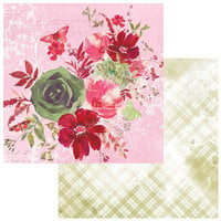 49 and Market - ARToptions Rouge Collection - 12 x 12 Double Sided Paper - Devoted