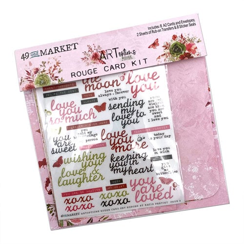 49 and Market - ARToptions Rouge Collection - Card Kit