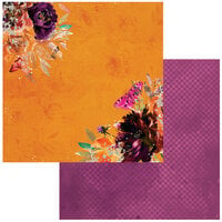 49 and Market - ARToptions Spice Collection - 12 x 12 Double Sided Paper - Persimmon