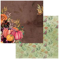 49 And Market - ARToptions Spice Collection - 12 x 12 Double Sided Paper - Russet